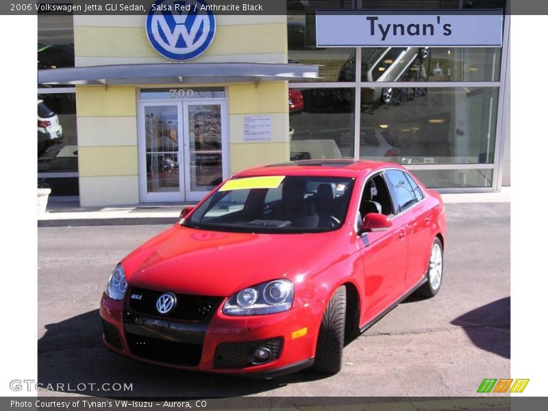 Salsa Red / Anthracite Black 2006 Volkswagen Jetta GLI Sedan