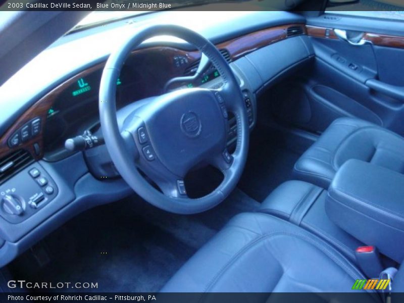 Blue Onyx / Midnight Blue 2003 Cadillac DeVille Sedan