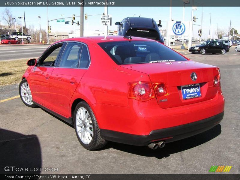 Salsa Red / Anthracite Black 2006 Volkswagen Jetta GLI Sedan