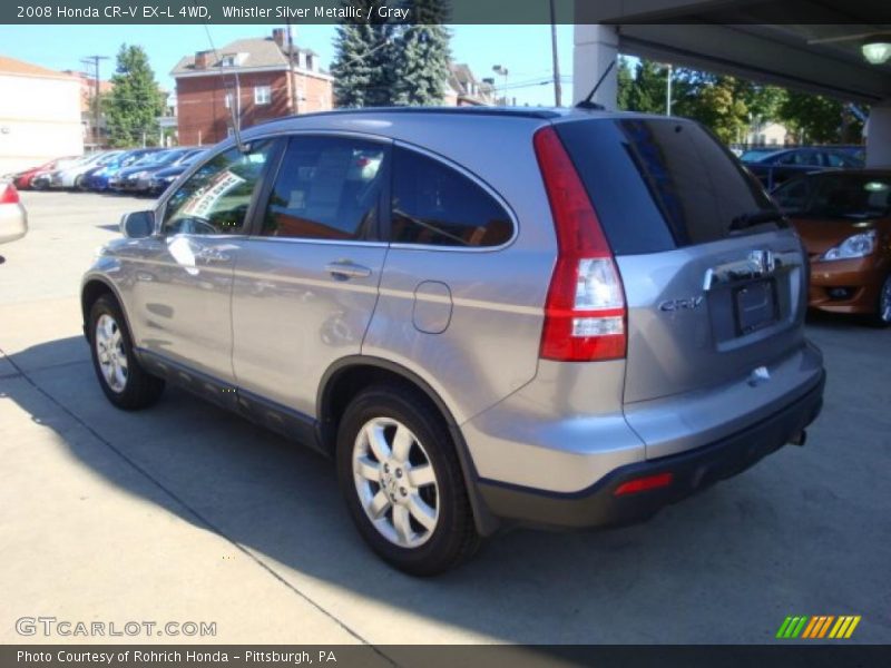 Whistler Silver Metallic / Gray 2008 Honda CR-V EX-L 4WD
