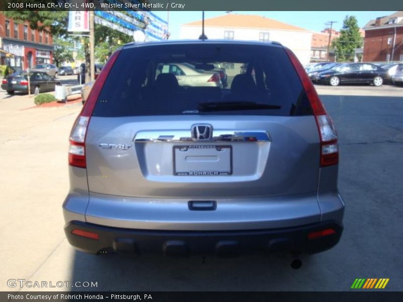 Whistler Silver Metallic / Gray 2008 Honda CR-V EX-L 4WD