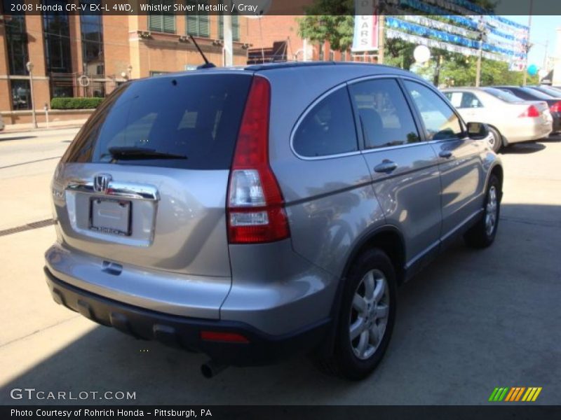 Whistler Silver Metallic / Gray 2008 Honda CR-V EX-L 4WD