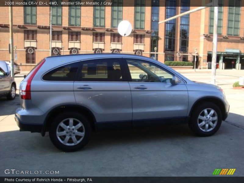 Whistler Silver Metallic / Gray 2008 Honda CR-V EX-L 4WD