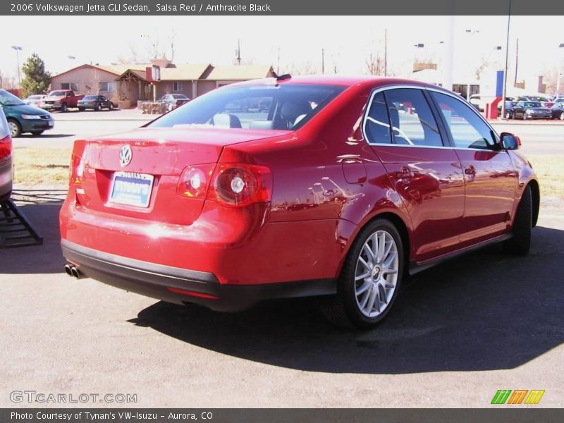 Salsa Red / Anthracite Black 2006 Volkswagen Jetta GLI Sedan