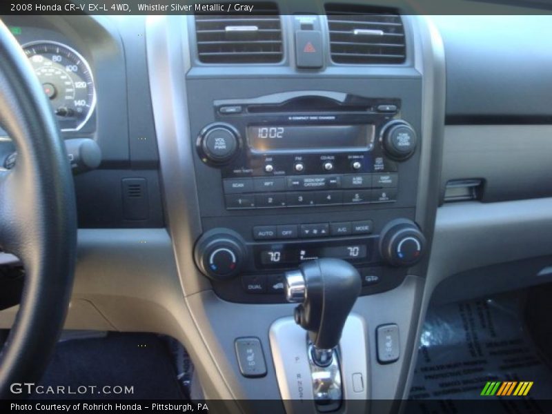 Whistler Silver Metallic / Gray 2008 Honda CR-V EX-L 4WD