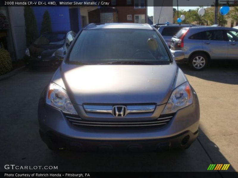 Whistler Silver Metallic / Gray 2008 Honda CR-V EX-L 4WD