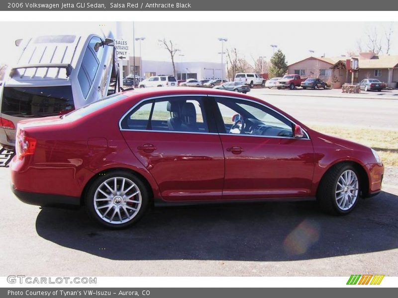 Salsa Red / Anthracite Black 2006 Volkswagen Jetta GLI Sedan