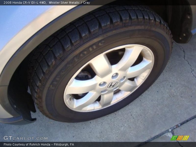 Whistler Silver Metallic / Gray 2008 Honda CR-V EX-L 4WD