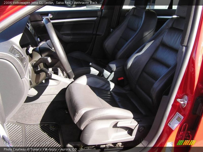 Salsa Red / Anthracite Black 2006 Volkswagen Jetta GLI Sedan