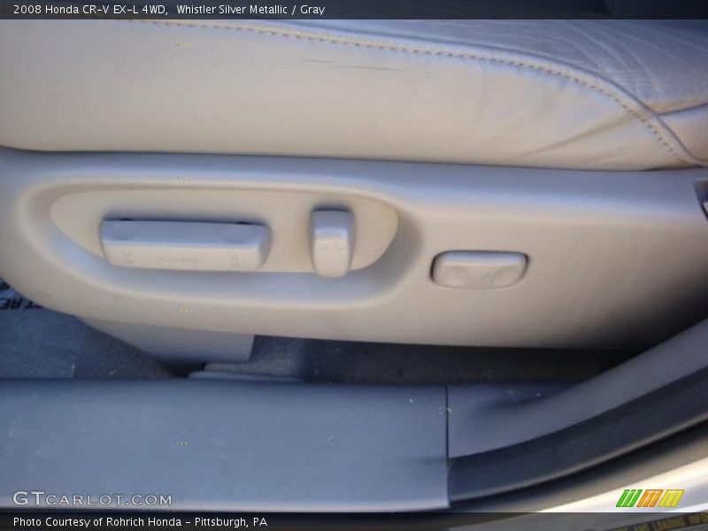 Whistler Silver Metallic / Gray 2008 Honda CR-V EX-L 4WD