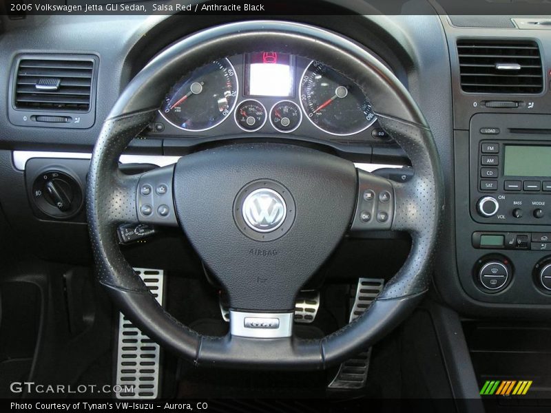 Salsa Red / Anthracite Black 2006 Volkswagen Jetta GLI Sedan