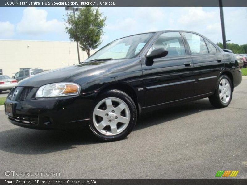 Blackout / Charcoal 2006 Nissan Sentra 1.8 S Special Edition