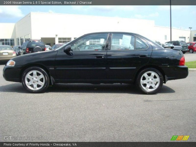 Blackout / Charcoal 2006 Nissan Sentra 1.8 S Special Edition