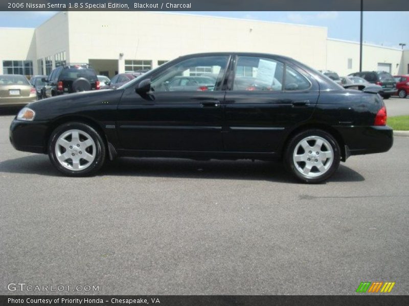 Blackout / Charcoal 2006 Nissan Sentra 1.8 S Special Edition
