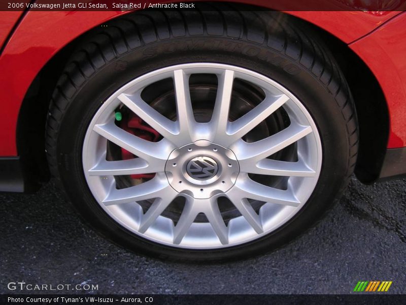 Salsa Red / Anthracite Black 2006 Volkswagen Jetta GLI Sedan