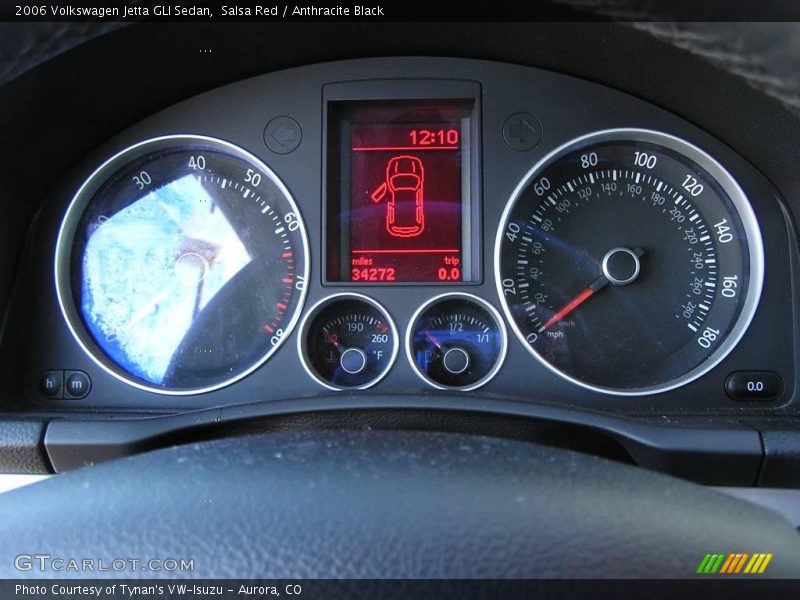 Salsa Red / Anthracite Black 2006 Volkswagen Jetta GLI Sedan