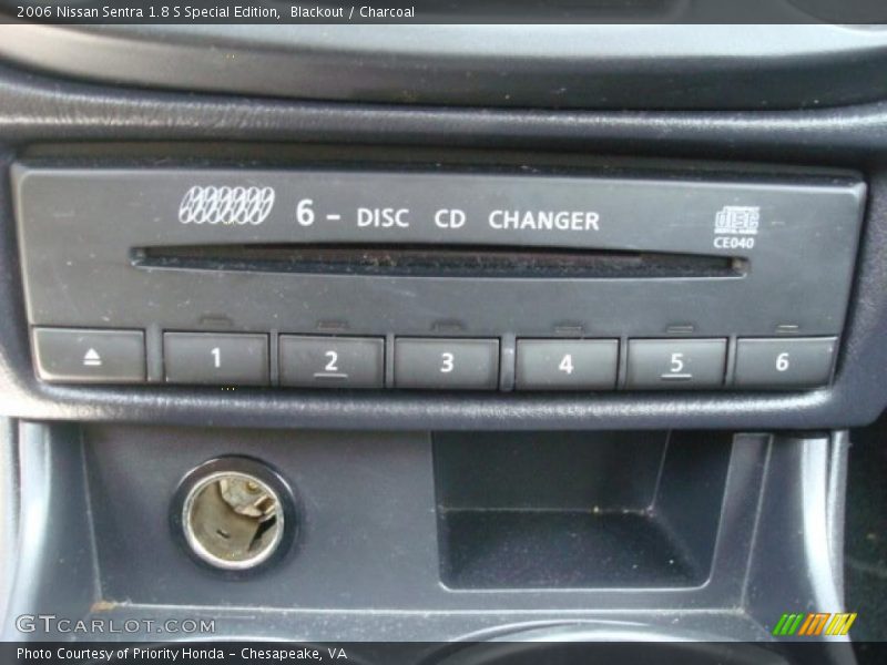 Blackout / Charcoal 2006 Nissan Sentra 1.8 S Special Edition