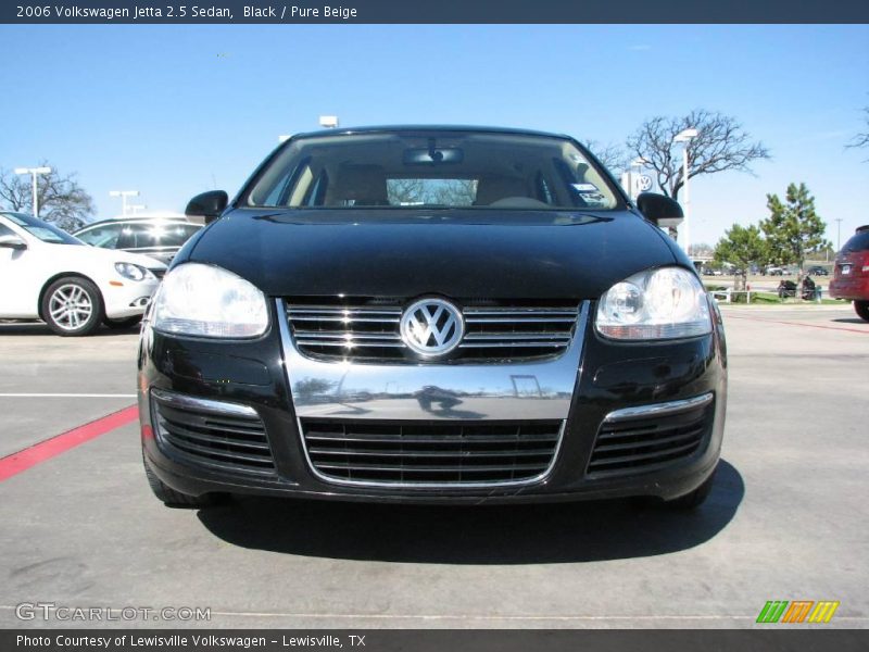 Black / Pure Beige 2006 Volkswagen Jetta 2.5 Sedan