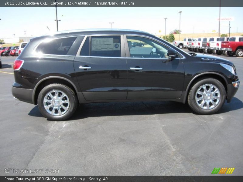 Carbon Black Metallic / Titanium/Dark Titanium 2011 Buick Enclave CXL