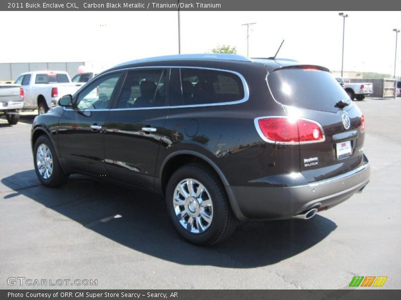 Carbon Black Metallic / Titanium/Dark Titanium 2011 Buick Enclave CXL