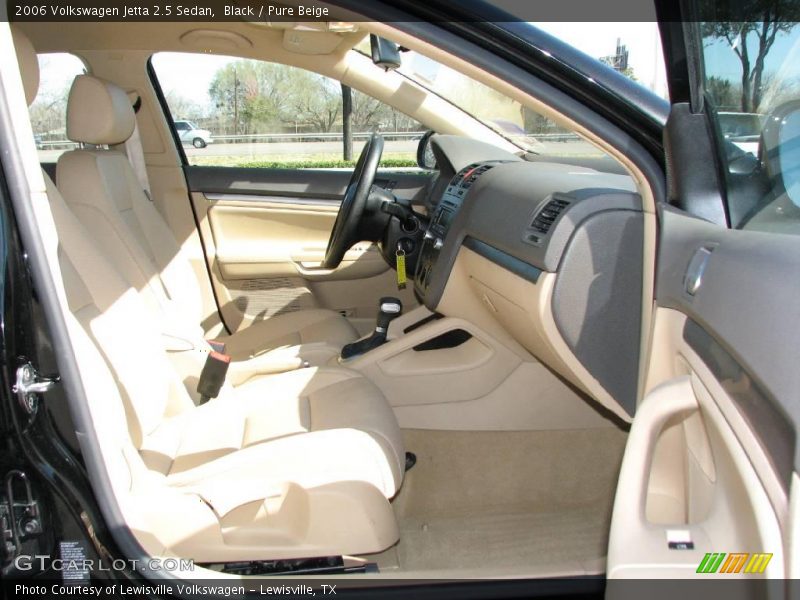 Black / Pure Beige 2006 Volkswagen Jetta 2.5 Sedan