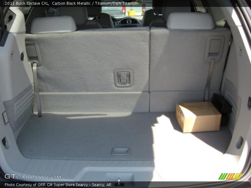 Carbon Black Metallic / Titanium/Dark Titanium 2011 Buick Enclave CXL