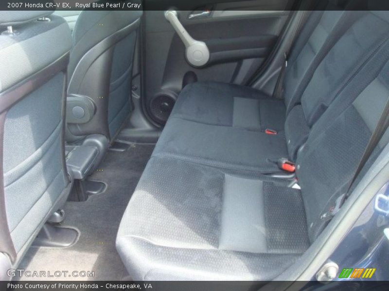 Royal Blue Pearl / Gray 2007 Honda CR-V EX