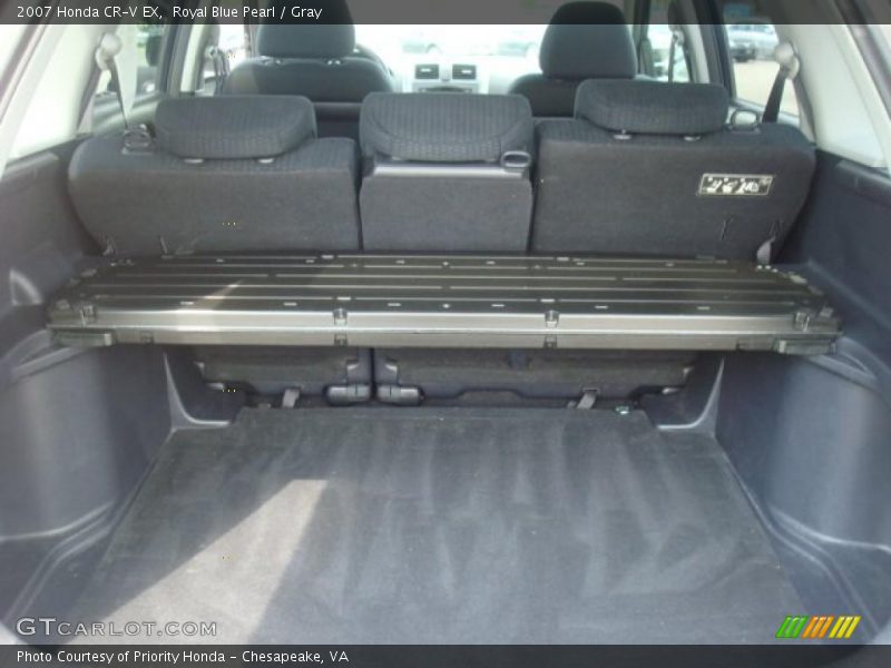 Royal Blue Pearl / Gray 2007 Honda CR-V EX