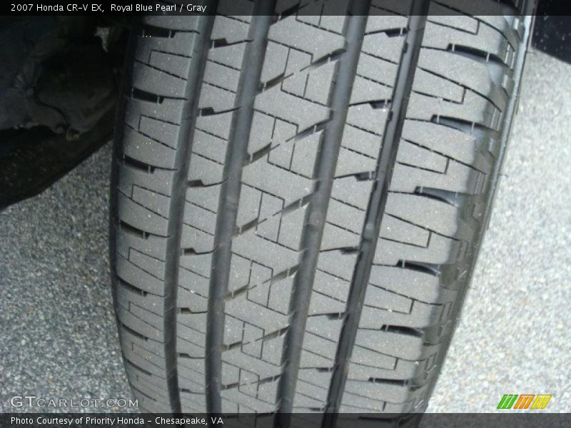 Royal Blue Pearl / Gray 2007 Honda CR-V EX