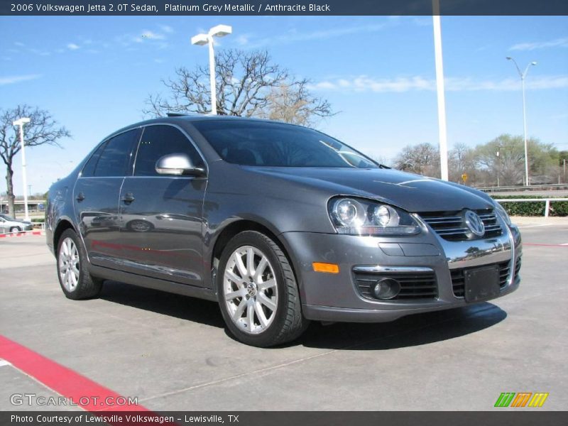 Platinum Grey Metallic / Anthracite Black 2006 Volkswagen Jetta 2.0T Sedan