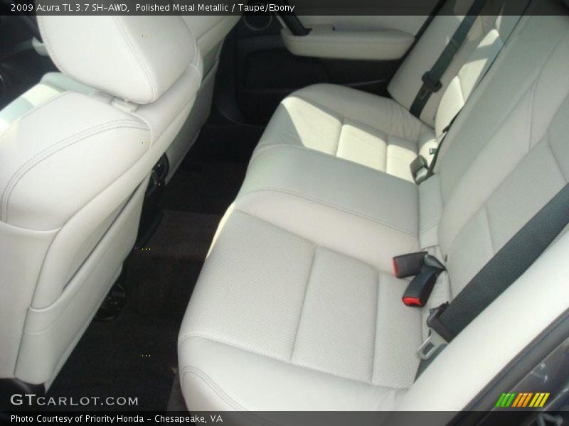 Polished Metal Metallic / Taupe/Ebony 2009 Acura TL 3.7 SH-AWD