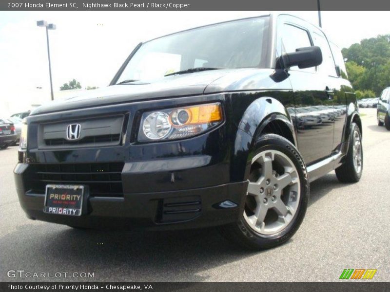 Nighthawk Black Pearl / Black/Copper 2007 Honda Element SC