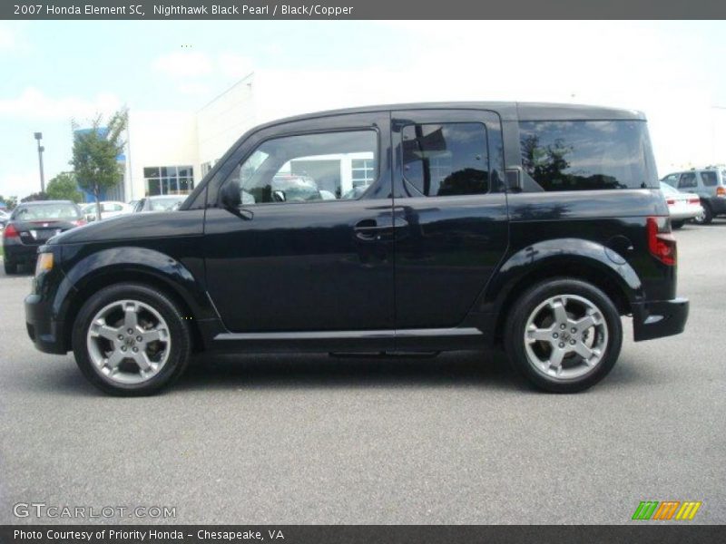 Nighthawk Black Pearl / Black/Copper 2007 Honda Element SC