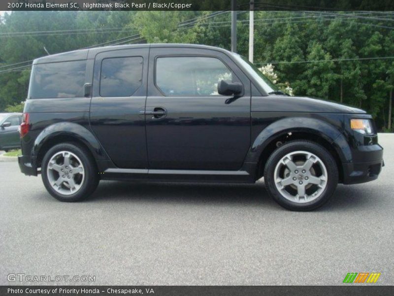 Nighthawk Black Pearl / Black/Copper 2007 Honda Element SC