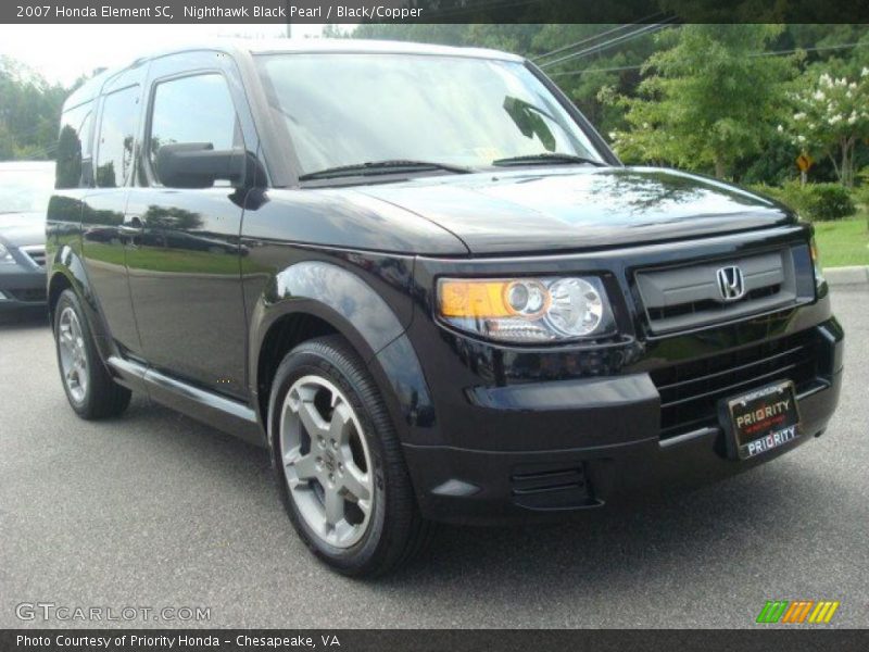 Nighthawk Black Pearl / Black/Copper 2007 Honda Element SC