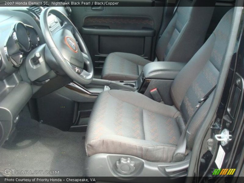 Nighthawk Black Pearl / Black/Copper 2007 Honda Element SC