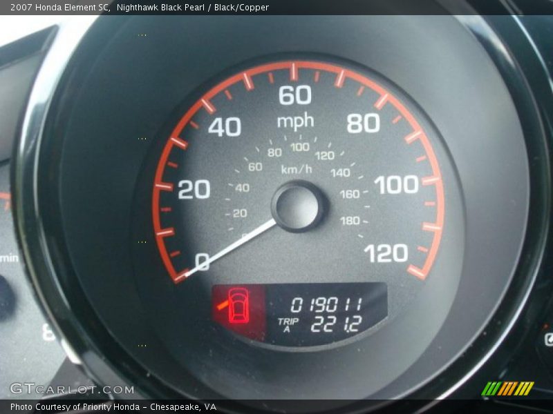 Nighthawk Black Pearl / Black/Copper 2007 Honda Element SC