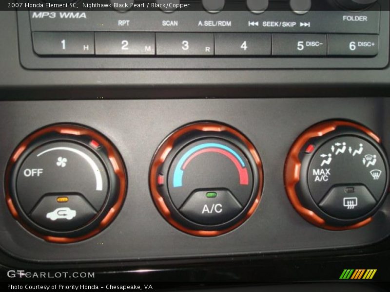 Nighthawk Black Pearl / Black/Copper 2007 Honda Element SC