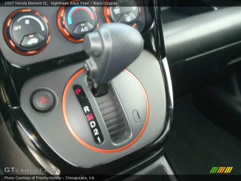 Nighthawk Black Pearl / Black/Copper 2007 Honda Element SC