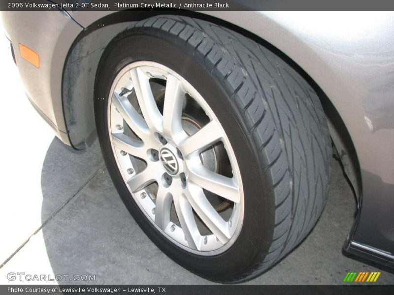 Platinum Grey Metallic / Anthracite Black 2006 Volkswagen Jetta 2.0T Sedan