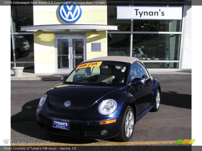 Shadow Blue / Cream 2006 Volkswagen New Beetle 2.5 Convertible