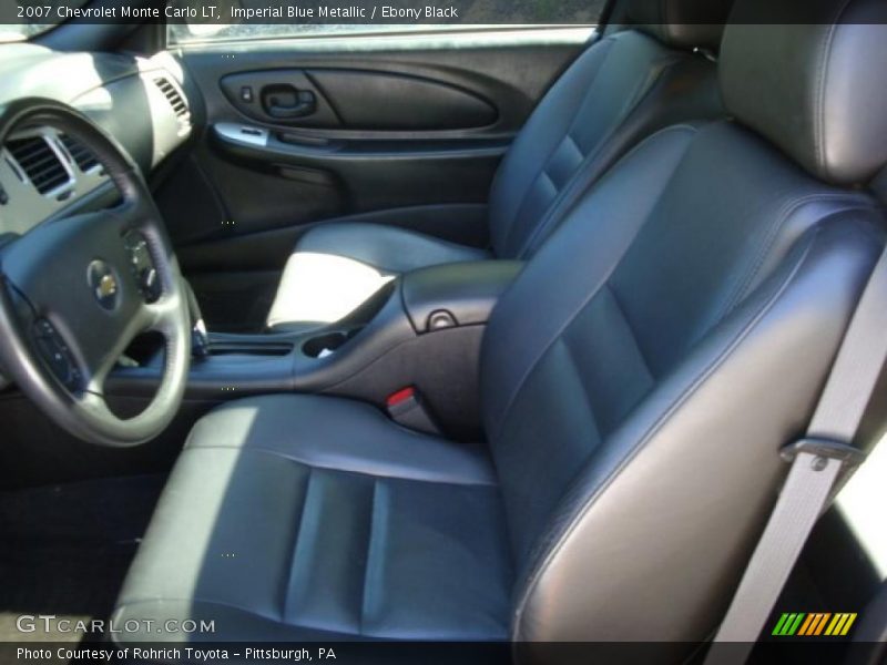 Imperial Blue Metallic / Ebony Black 2007 Chevrolet Monte Carlo LT