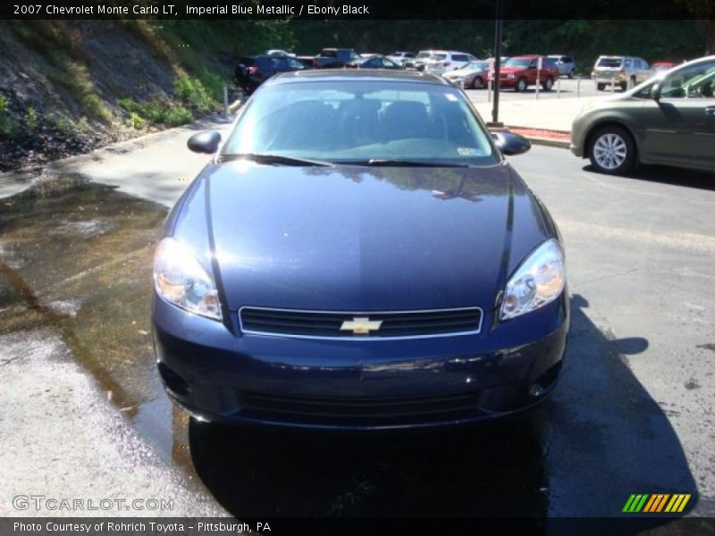 Imperial Blue Metallic / Ebony Black 2007 Chevrolet Monte Carlo LT