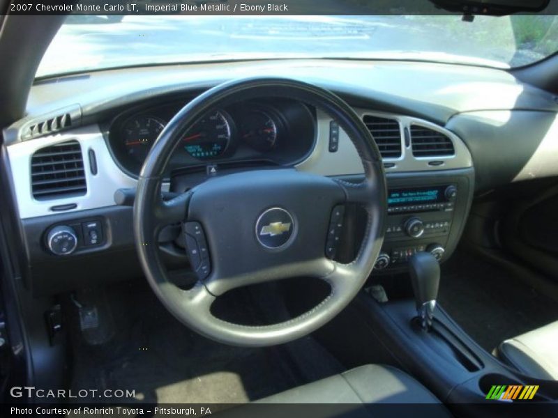 Imperial Blue Metallic / Ebony Black 2007 Chevrolet Monte Carlo LT