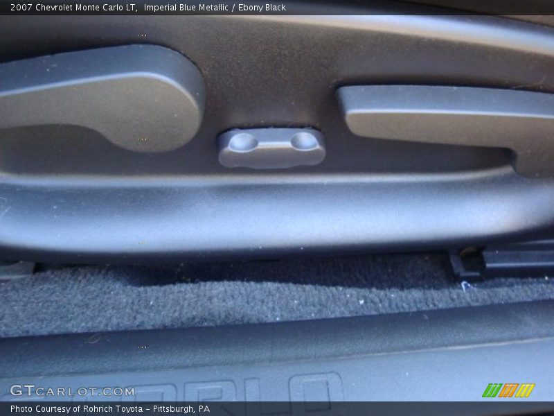 Imperial Blue Metallic / Ebony Black 2007 Chevrolet Monte Carlo LT