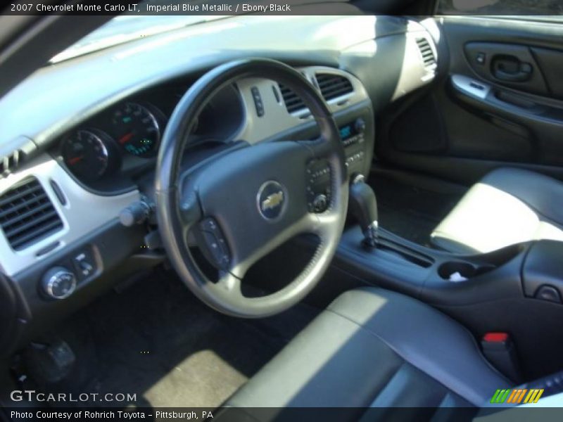 Imperial Blue Metallic / Ebony Black 2007 Chevrolet Monte Carlo LT