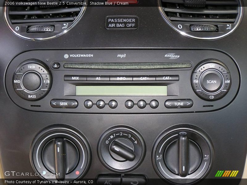 Shadow Blue / Cream 2006 Volkswagen New Beetle 2.5 Convertible