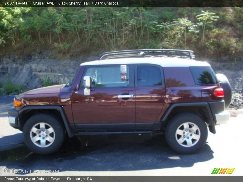 Black Cherry Pearl / Dark Charcoal 2007 Toyota FJ Cruiser 4WD