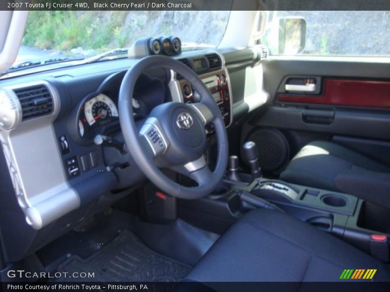 Black Cherry Pearl / Dark Charcoal 2007 Toyota FJ Cruiser 4WD