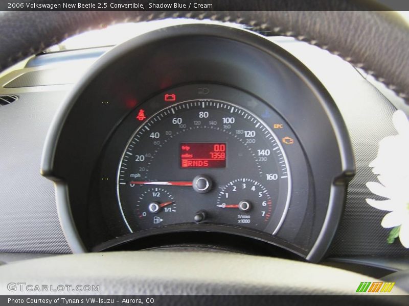 Shadow Blue / Cream 2006 Volkswagen New Beetle 2.5 Convertible
